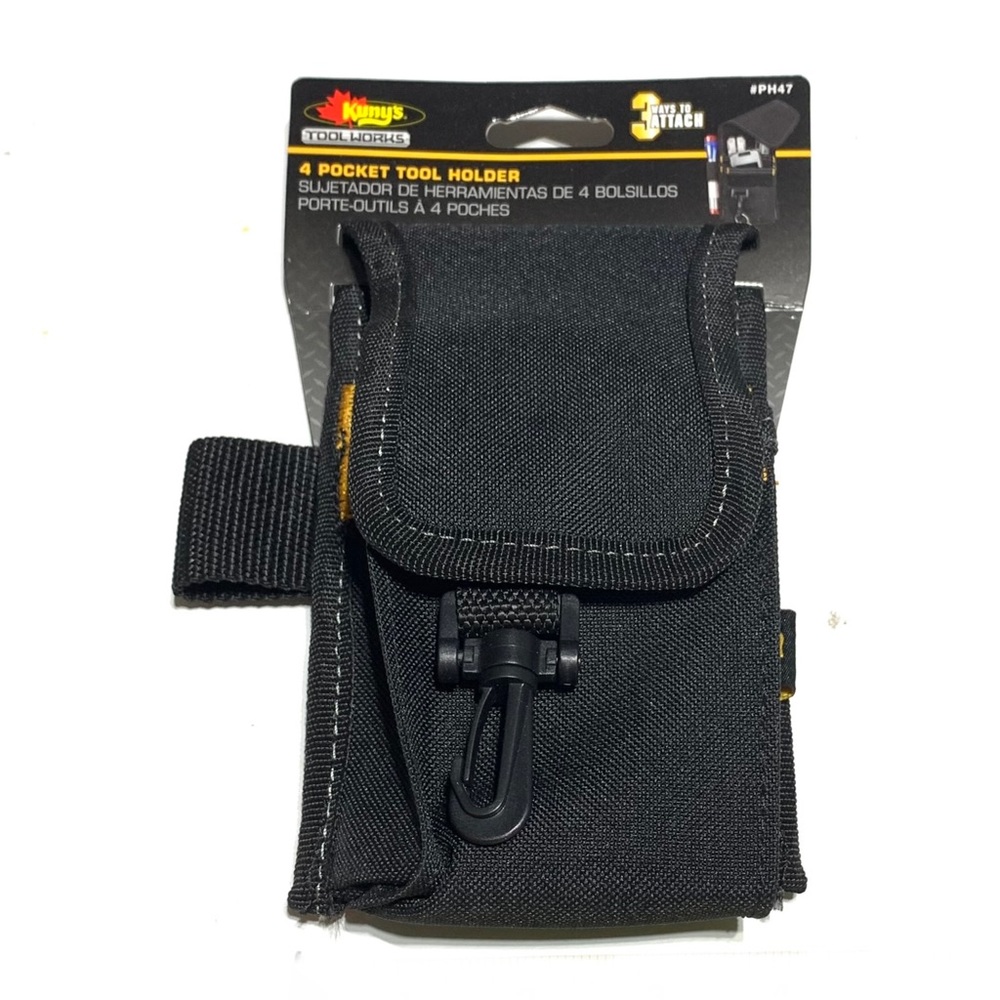 Kuny’s Black Four Pocket Tool Holder NWT